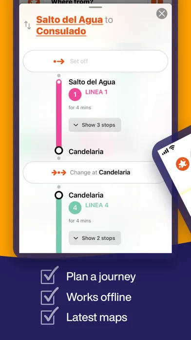 Mexico City Metro Map應用截圖