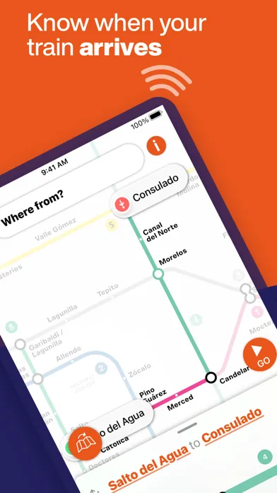 Mexico City Metro Map應用截圖