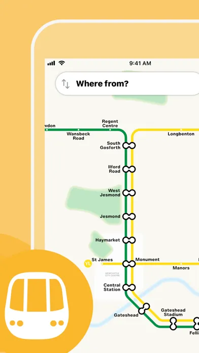 Tyne and Wear Metro Map 스크린샷