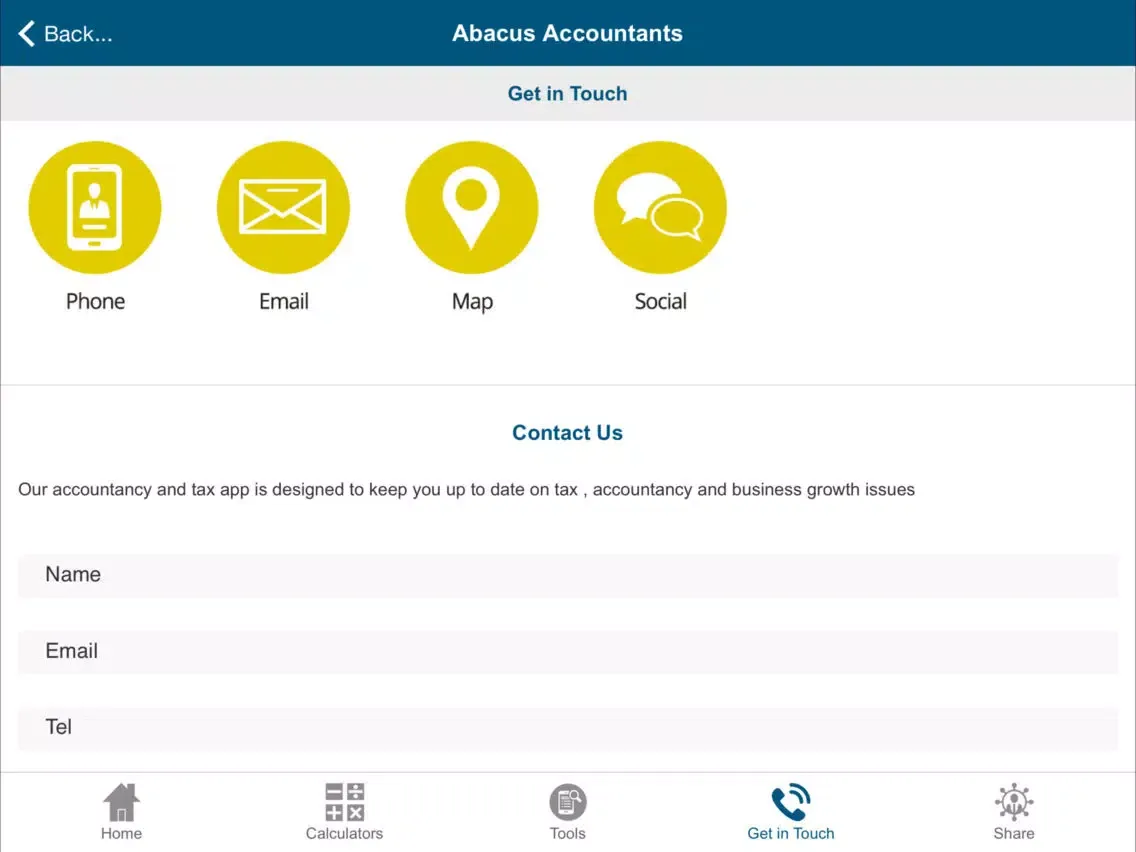 Abacus Accountants iPad 应用截图