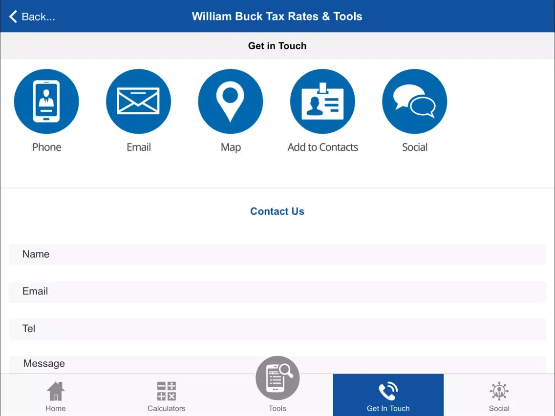 Capturas de pantalla de William Buck Tax Rates & Tools iPad 