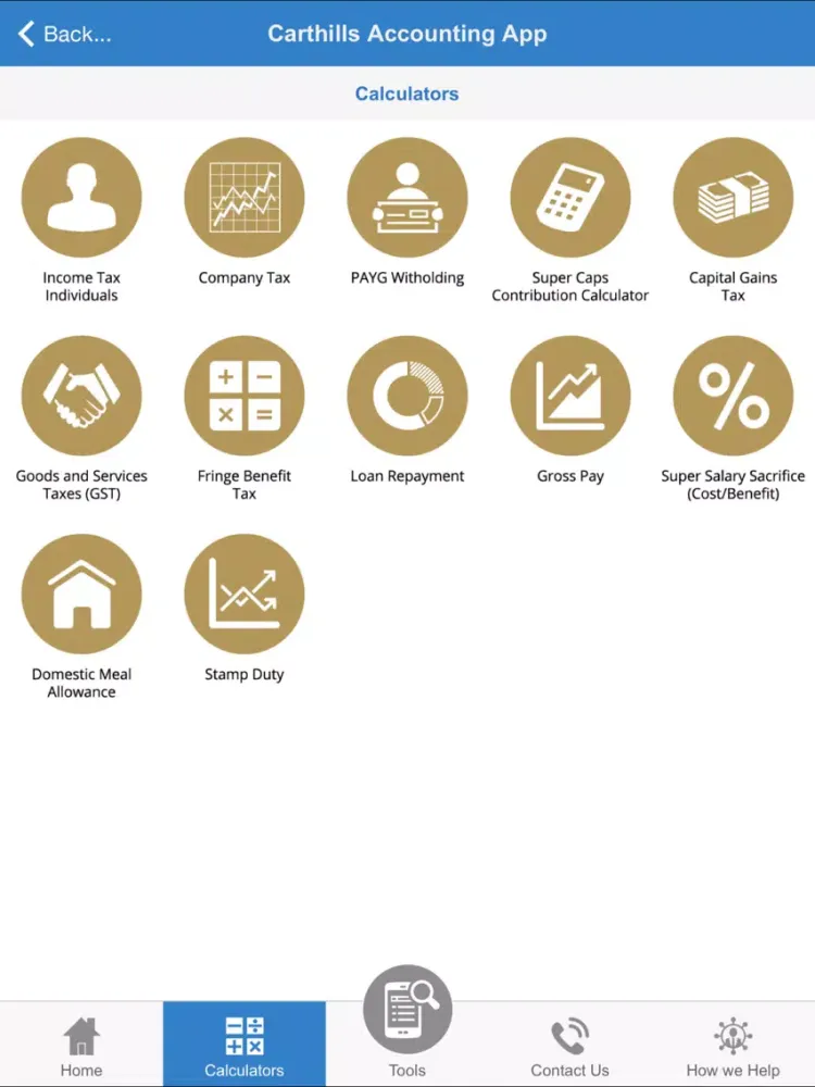 Carthills Accounting App iPad 应用截图