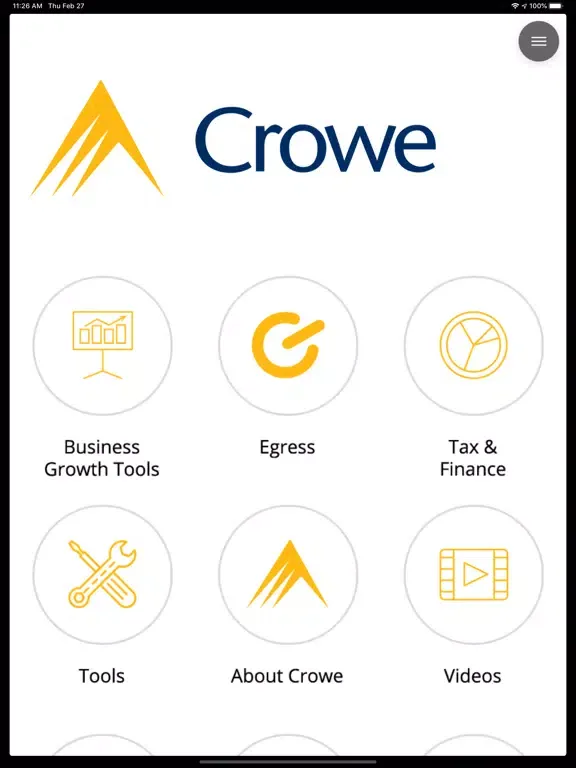 Capturas de tela do We Are Crowe iPad 