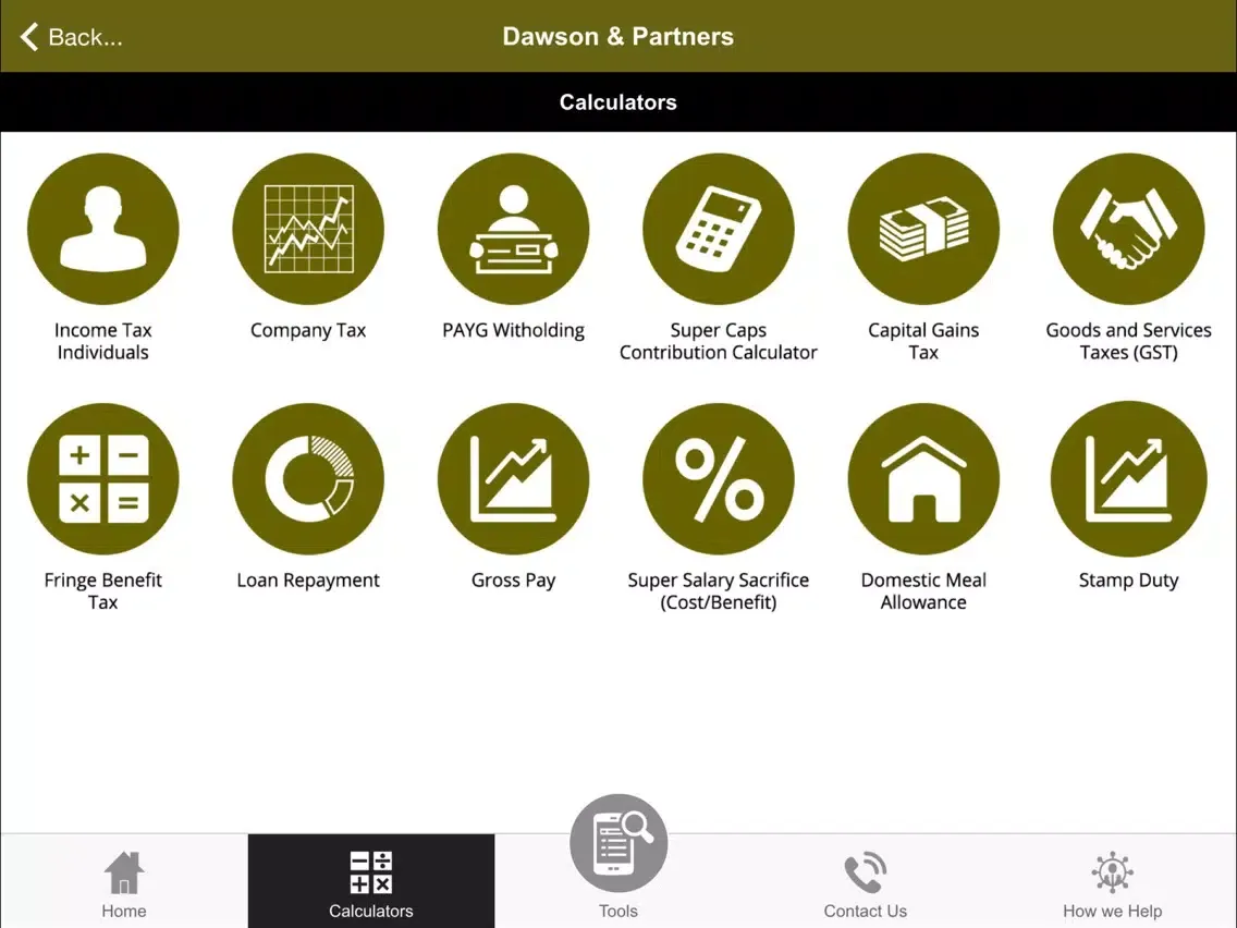 Dawson & Partners iPad  سکرین شاٹس