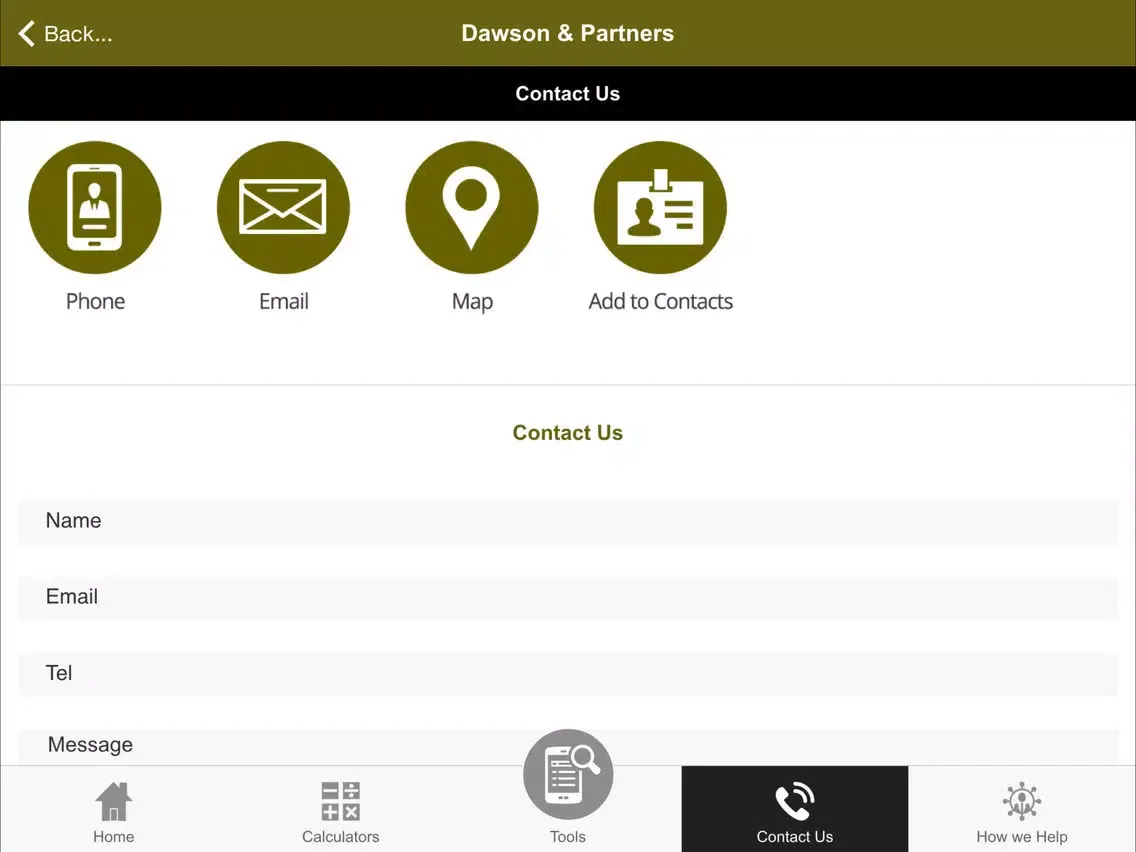Dawson & Partners iPad  سکرین شاٹس
