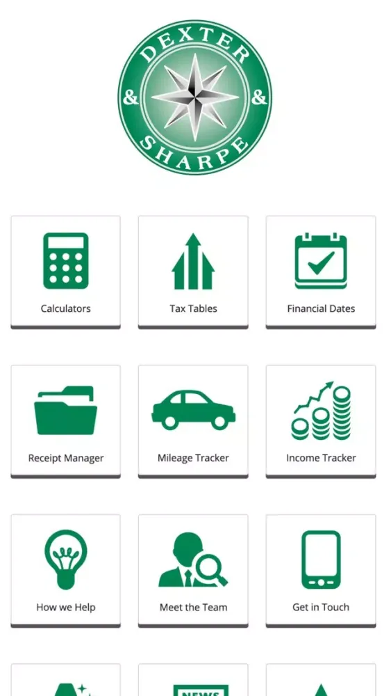 Tangkapan skrin Dexter & Sharpe Accountants