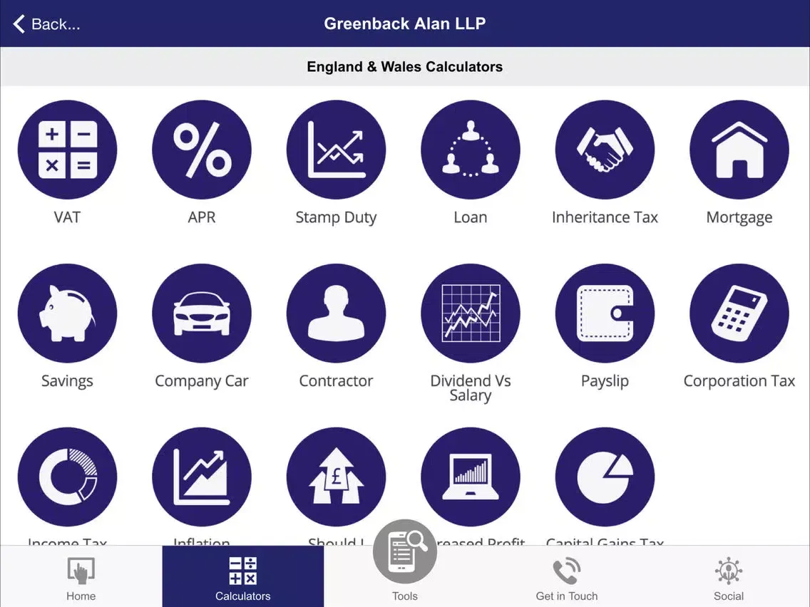 Скриншоты Greenback Alan LLP iPad 
