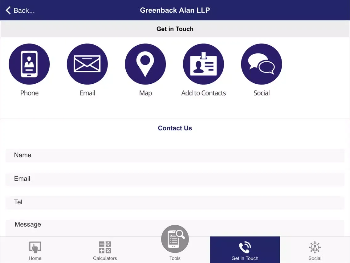 Скриншоты Greenback Alan LLP iPad 