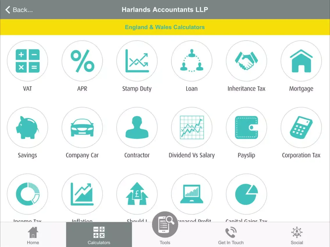 تصاویر Harlands Accountants LLP iPad 