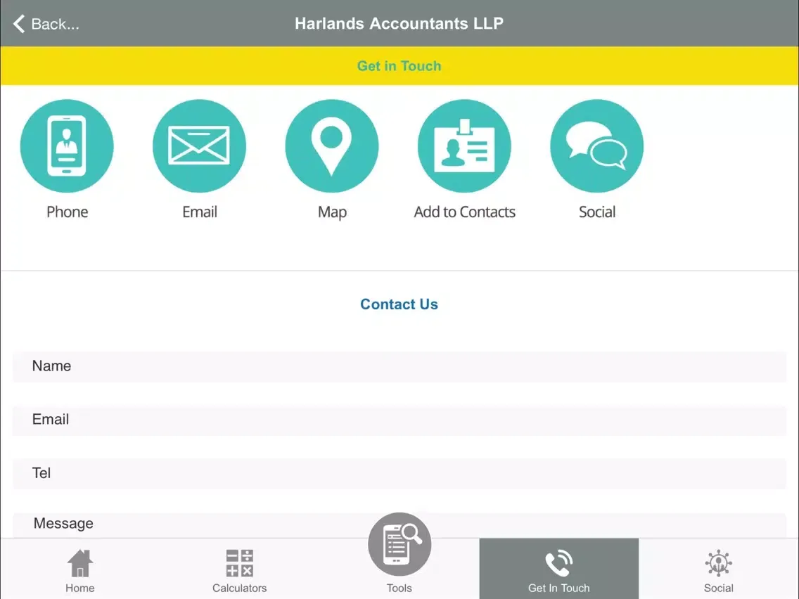 تصاویر Harlands Accountants LLP iPad 