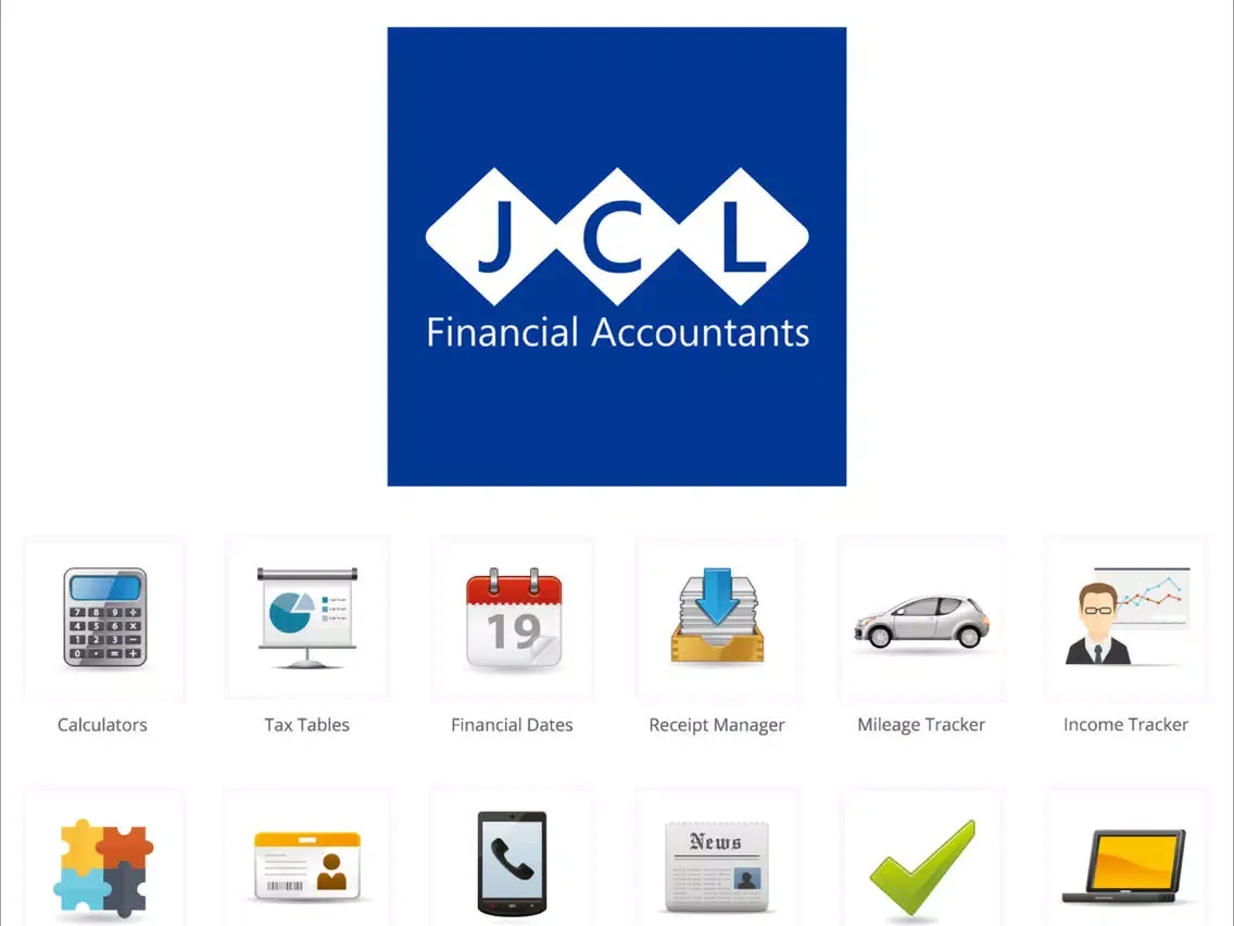 Capturas de tela do JCL Financial Accountants iPad 