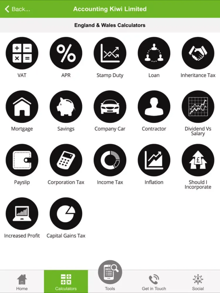 Accounting Kiwi Limited iPad  스크린샷