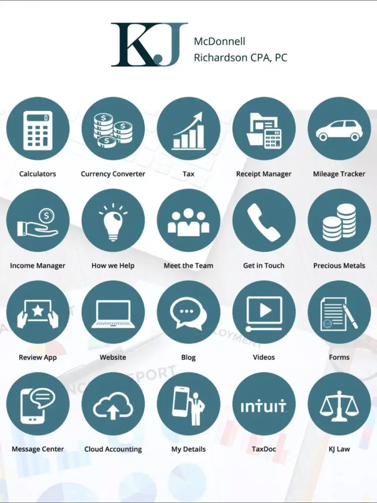 KJ CPA Accountant Tax & Lawyer iPad  Screenshots