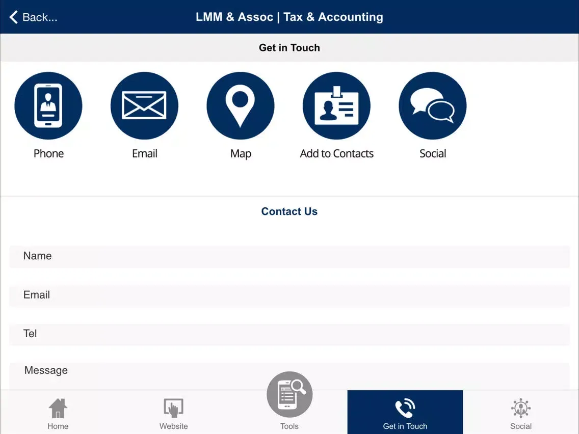 Screenshot di LMM & Assoc | Tax & Accounting iPad 