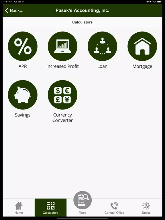 PRP Accounting iPad  স্ক্রিনশট