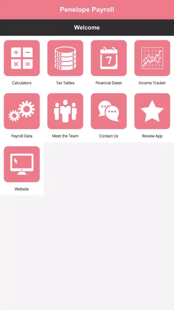 Penelope Payroll Screenshots