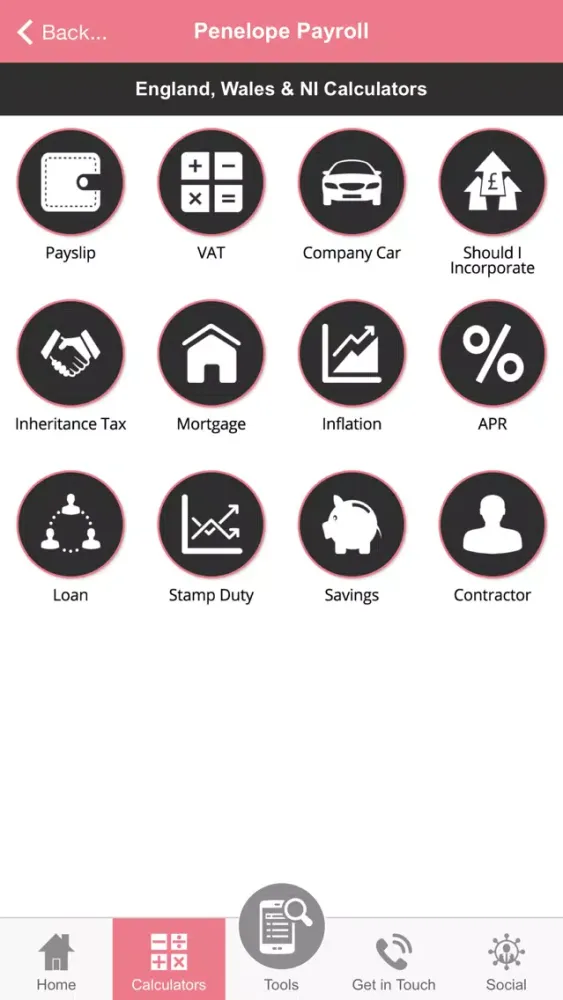 Penelope Payroll Screenshots