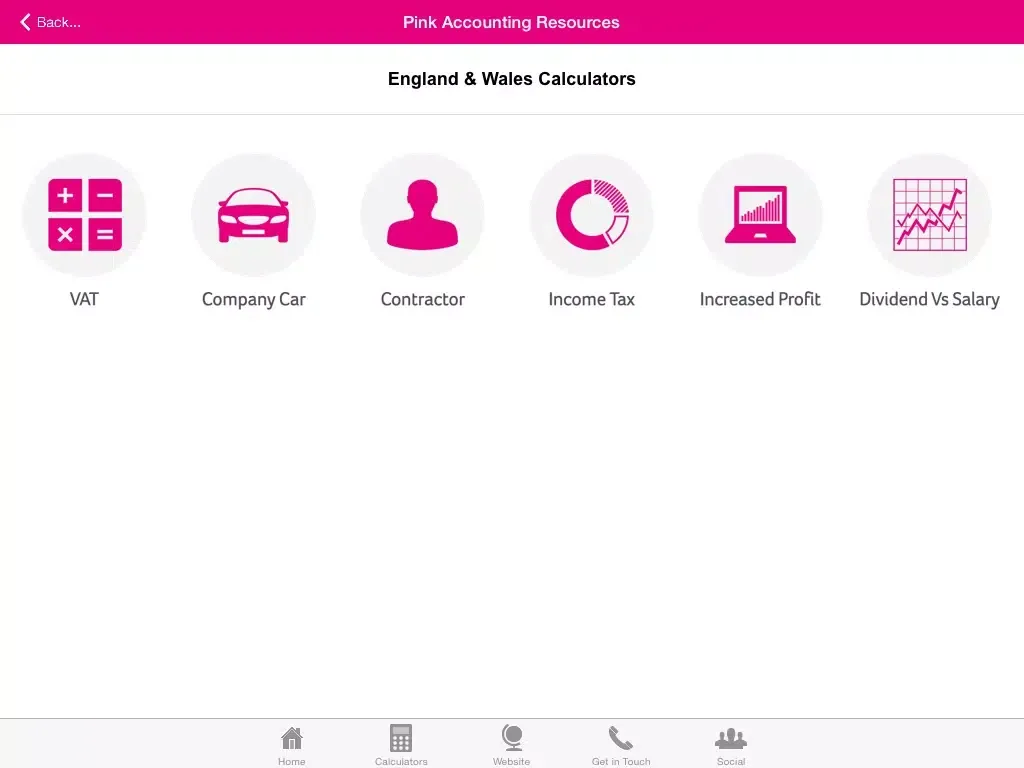 Pink Accounting Resources iPad  スクリーンショット