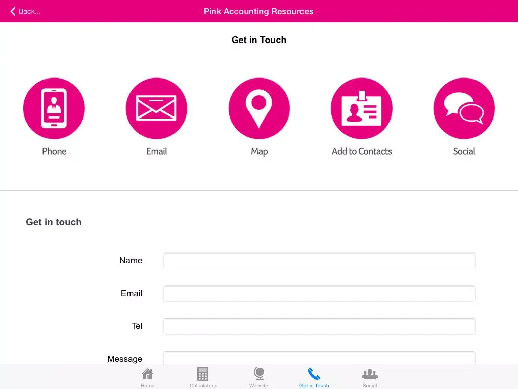 Pink Accounting Resources iPad  スクリーンショット