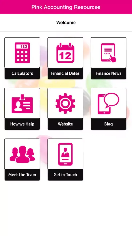 Pink Accounting Resources スクリーンショット