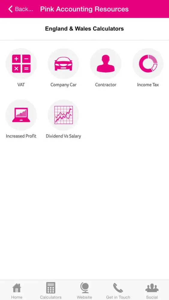 Pink Accounting Resources スクリーンショット