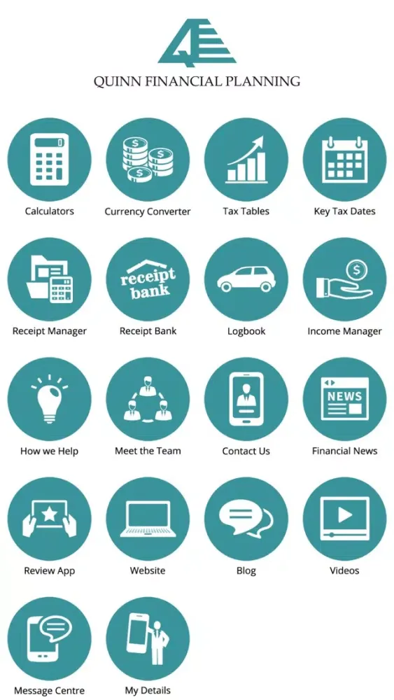 Tangkapan layar QUINN FINANCIAL PLANNING