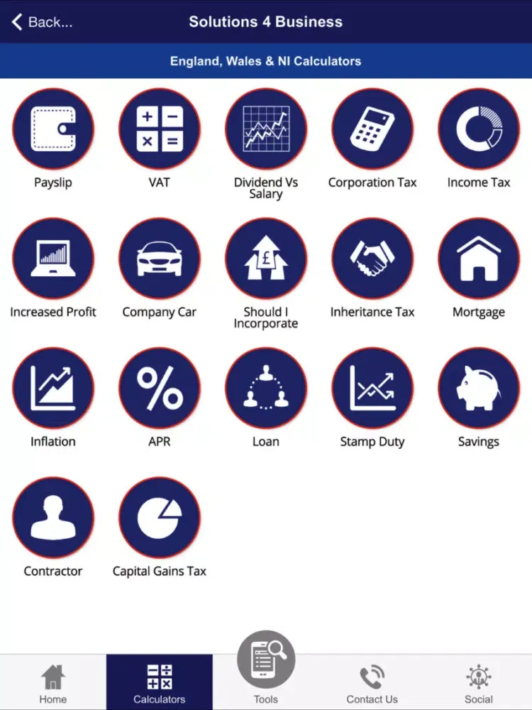 Screenshot di Solutions 4 Business iPad 