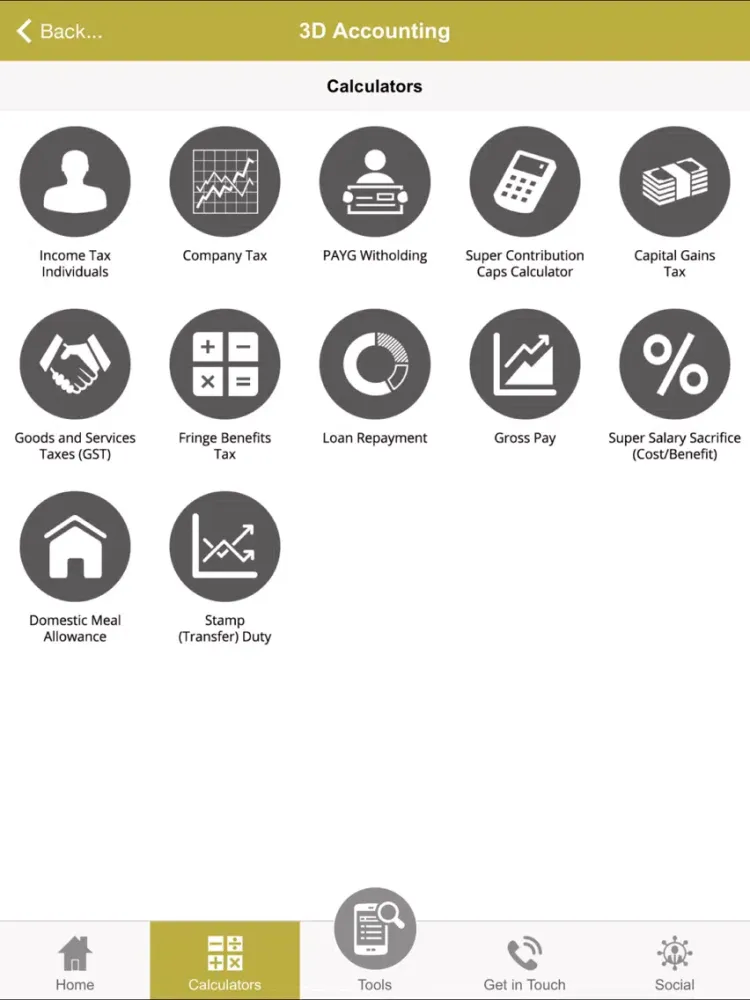 3D ACCOUNTING iPad 应用截图