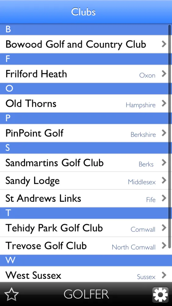 MyPinPoint Golfer স্ক্রিনশট