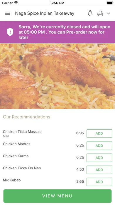 Naga Spice IndianTakeaways سکرین شاٹس