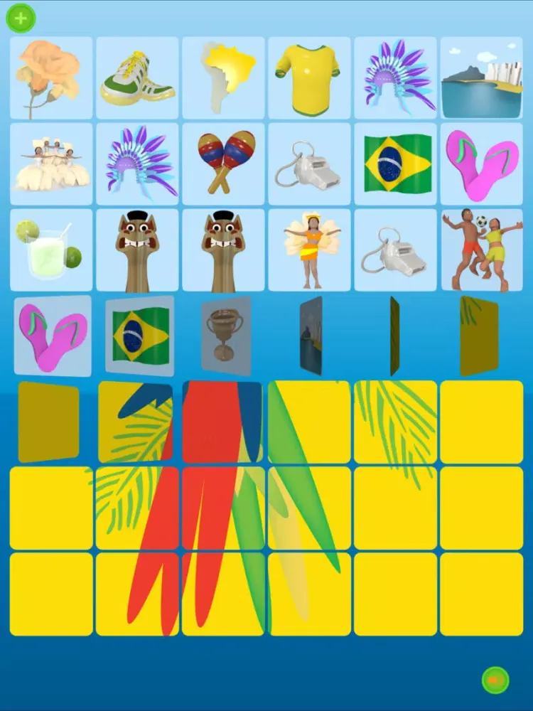 Brazil Fun - Tile Match Game iPad  Screenshots