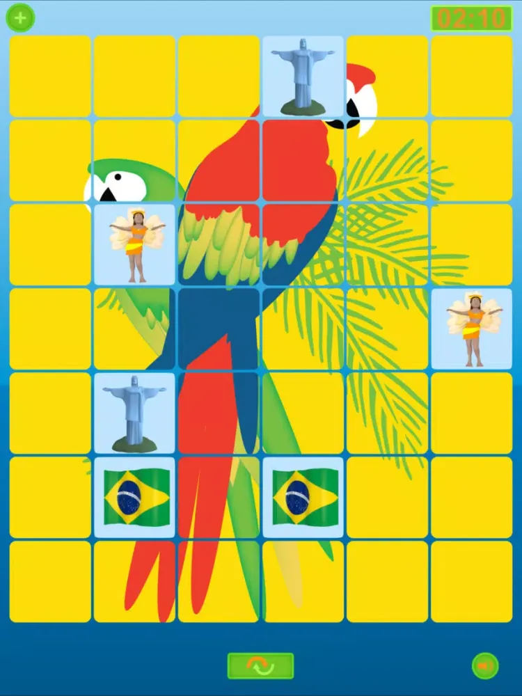 Brazil Fun - Tile Match Game iPad  Screenshots