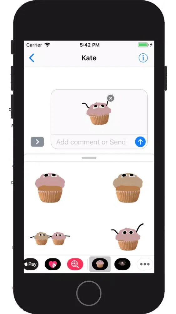 Скриншоты Cake Off Stickers