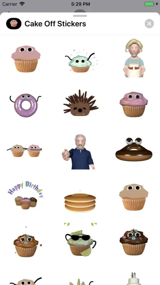 Скриншоты Cake Off Stickers