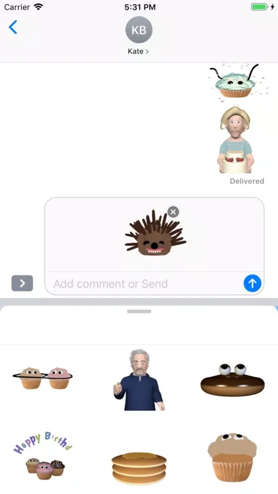 Скриншоты Cake Off Stickers