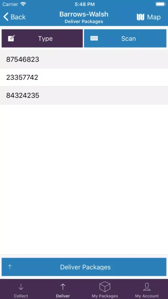 Скриншоты 1NE Package Tracker