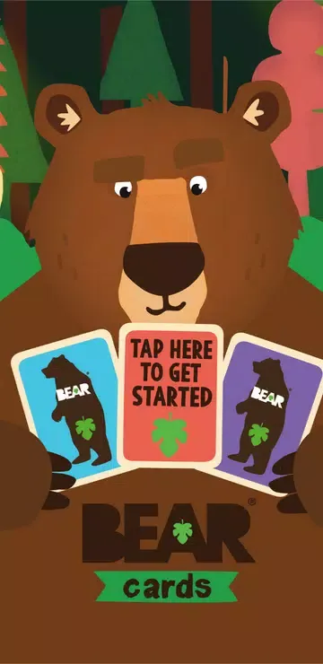 Capturas de tela do BEAR Cards
