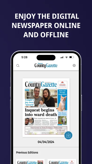 Somerset County Gazette स्क्रीनशॉट