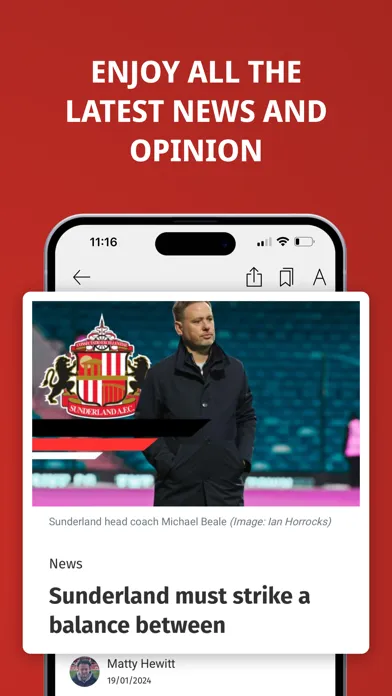 Ảnh chụp màn hình của We Are Sunderland