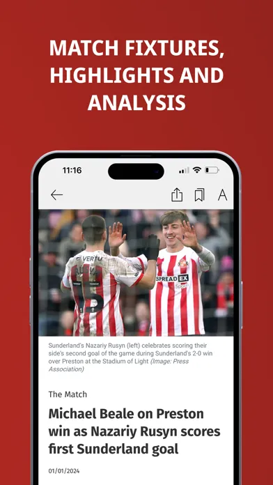 Ảnh chụp màn hình của We Are Sunderland