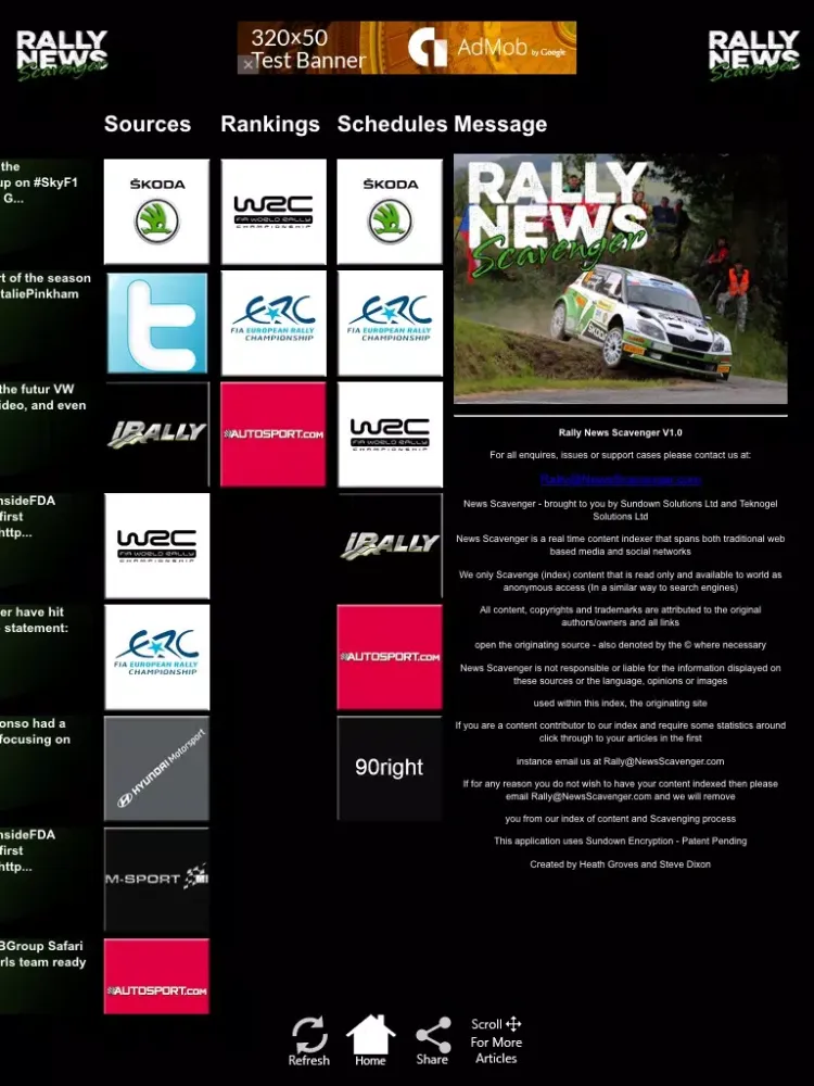 Rally News Scavenger iPad 应用截图