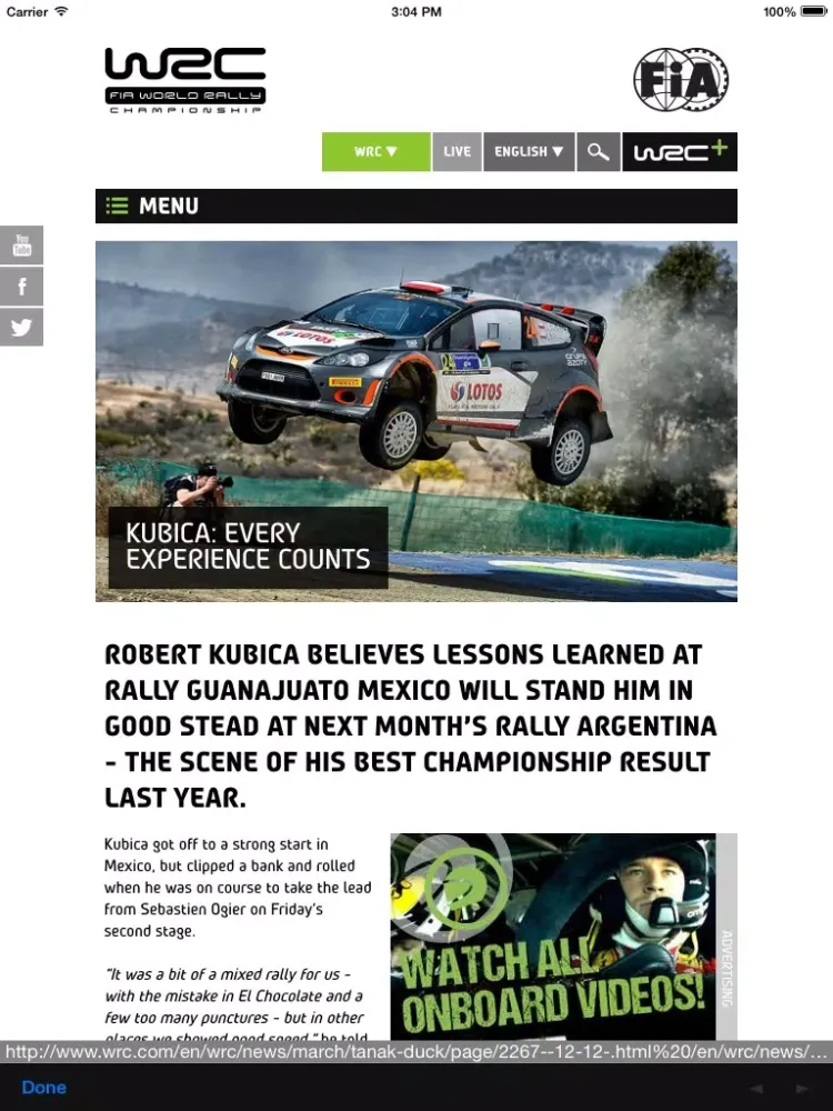Rally News Scavenger iPad 应用截图