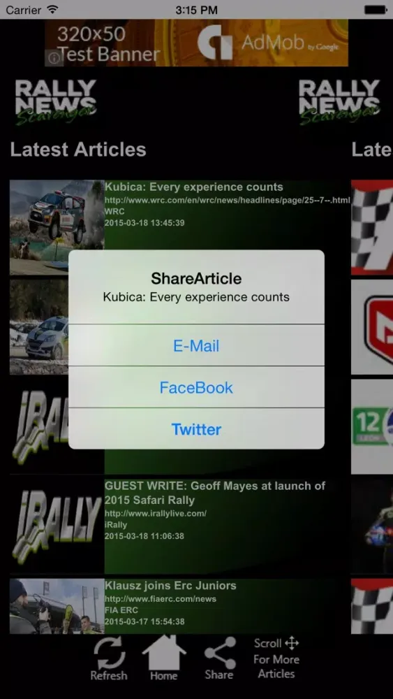 Rally News Scavenger应用截图