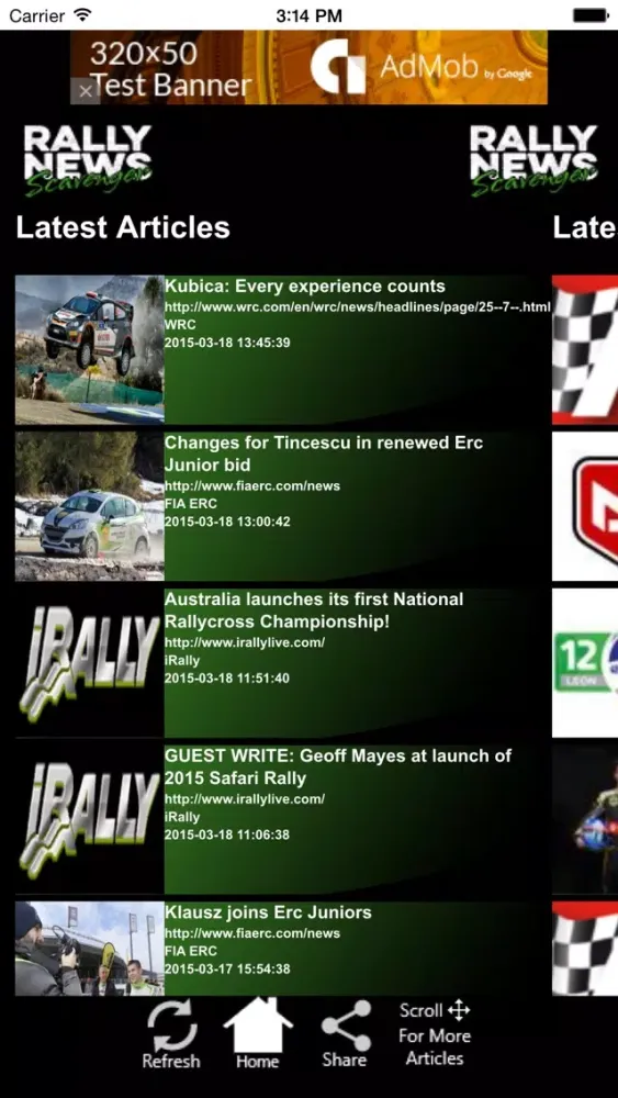 Rally News Scavenger应用截图