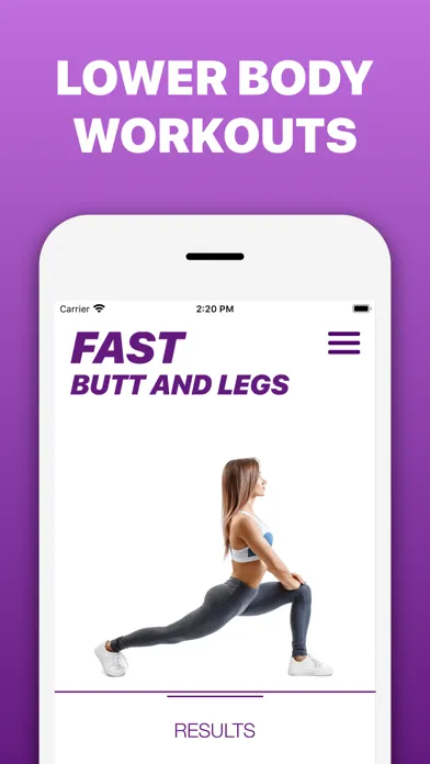 Ảnh chụp màn hình của Fast Butt and Legs Workouts