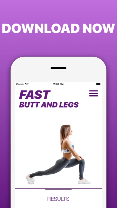 Ảnh chụp màn hình của Fast Butt and Legs Workouts