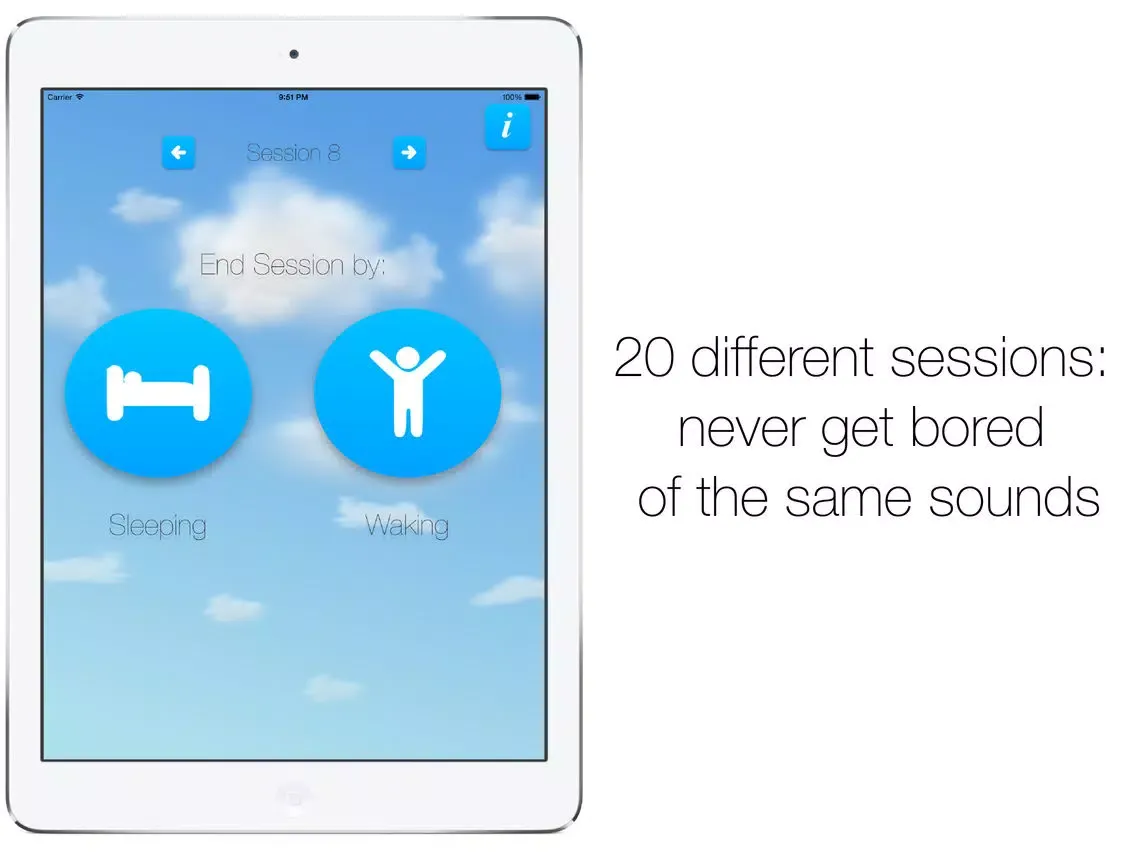 5 Minute Relaxation Pro - Guided meditation for sleep, rest and stress relief iPad  Screenshots