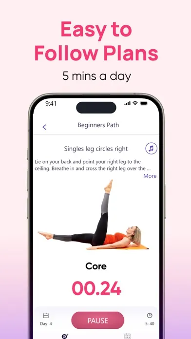 5 Minute Pilates Workout Screenshots