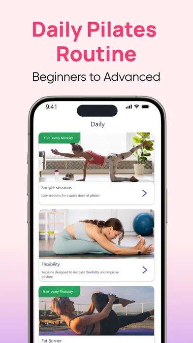 5 Minute Pilates Workout Screenshots
