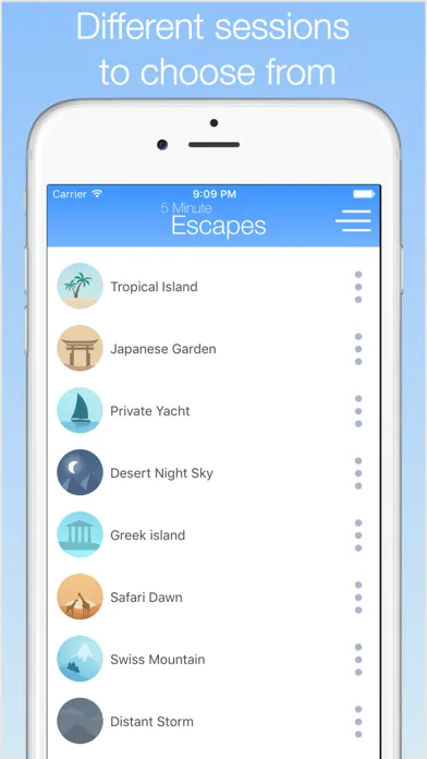 Tangkapan layar 5 Minute Escapes